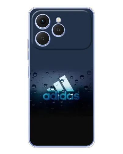 Чехол для TECNO Spark 40 с картинкой «Adidas Water Drops»