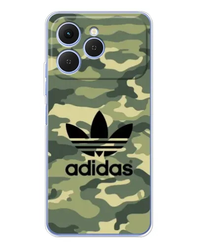 Чехол для TECNO Spark 40 с картинкой «Милитари стиль Adidas»