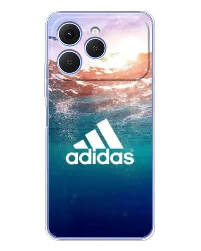 Чехол для TECNO Spark 40 с картинкой «Океанская глубина адидас»