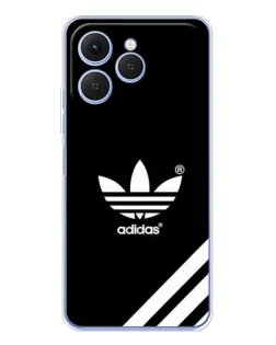 Чехол для TECNO Spark 40 с картинкой «Adidas с диагональными полосами»