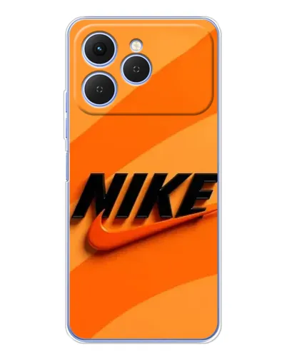 Чехол для TECNO Spark 40 с картинкой «Оранжевый драйв Nike» Чехол для TECNO Spark 40 с картинкой «Оранжевый драйв Nike»