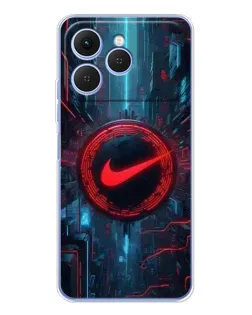 Чехол для TECNO Spark 40 с картинкой «Техногенный стиль Nike»