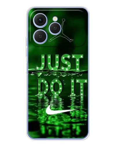 Чехол для TECNO Spark 40 с картинкой «Зеленый неоновый Nike» Чехол для TECNO Spark 40 с картинкой «Зеленый неоновый Nike»
