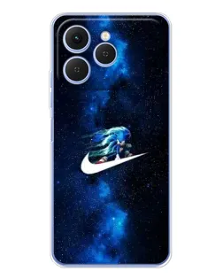 Чехол для TECNO Spark 40 с картинкой «Звездный путь Nike»