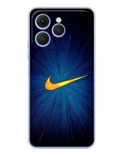 Чохол для TECNO Spark 40 з картинкою «Синій пульс Nike»