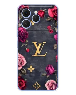 Чехол для TECNO Spark 40 с картинкой «Цветочный Louis Vuitton» Чехол для TECNO Spark 40 с картинкой «Цветочный Louis Vuitton»