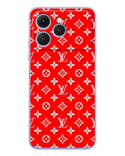 Чехол для TECNO Spark 40 с картинкой «Яркий паттерн LV»