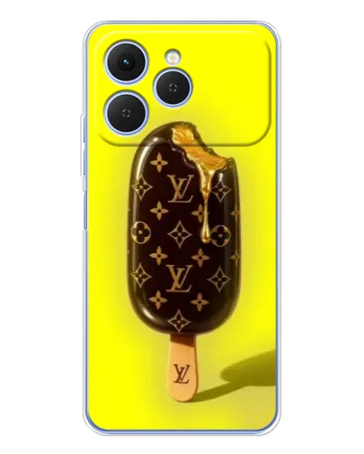 Чехол для TECNO Spark 40 с картинкой «Мороженое от LV»