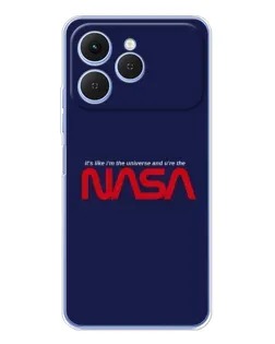 Чехол для TECNO Spark 40 с картинкой «NASA — глубокий космос»