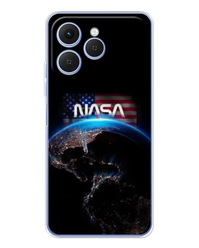 Чехол для TECNO Spark 40 с картинкой «Земля из космоса NASA» Чехол для TECNO Spark 40 с картинкой «Земля из космоса NASA»