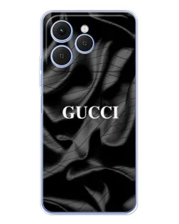 Чехол для TECNO Spark 40 с картинкой «Gucci — шелковые волны» Чехол для TECNO Spark 40 с картинкой «Gucci — шелковые волны»