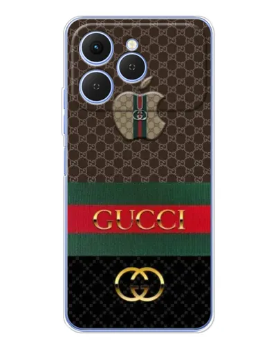 Чехол для TECNO Spark 40 с картинкой «Gucci — брендированный десерт»