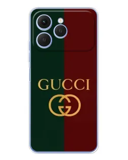 Чохол для TECNO Spark 40 з картинкою «Gucci — темно-зелений градієнт» Чохол для TECNO Spark 40 з картинкою «Gucci — темно-зелений градієнт»