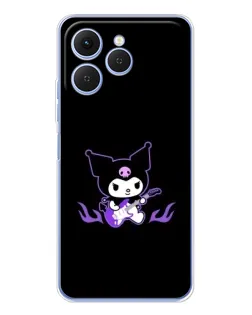 Чехол для TECNO Spark 40 с картинкой «Электрическая Kuromi»