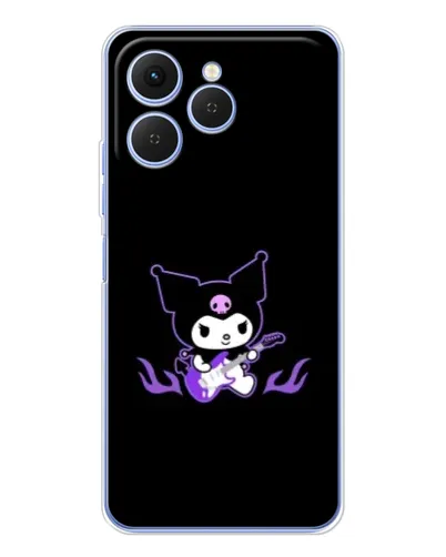 Чехол для TECNO Spark 40 с картинкой «Электрическая Kuromi»