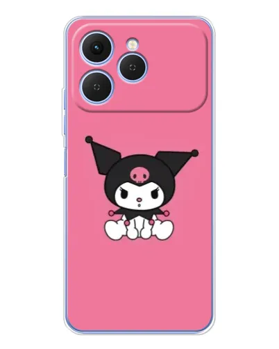 Чехол для TECNO Spark 40 с картинкой «Хмурая Kuromi»