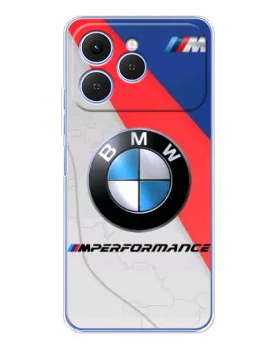 Чехол для TECNO Spark 40 с картинкой «BMW Performance стиль»