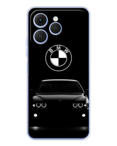 Чехол для TECNO Spark 40 с картинкой «BMW — взгляд из темноты»