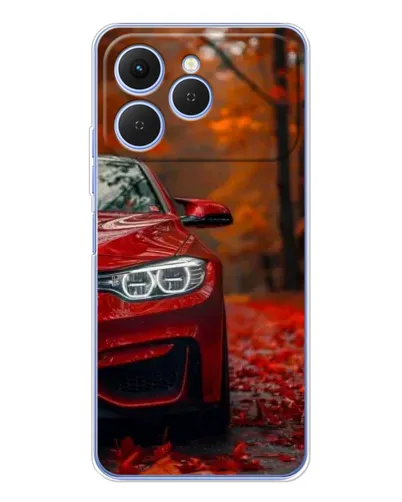 Чехол для TECNO Spark 40 с картинкой «Осенняя BMW M4»
