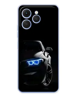 Чохол для TECNO Spark 40 з картинкою «BMW — нічний погляд»