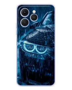 Чохол для TECNO Spark 40 з картинкою «BMW під дощем»