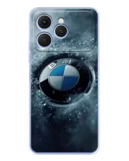 Чохол для TECNO Spark 40 з картинкою «Логотип BMW — лід»