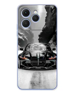 Чохол для TECNO Spark 40 з картинкою «BMW — акварельний дрифт»