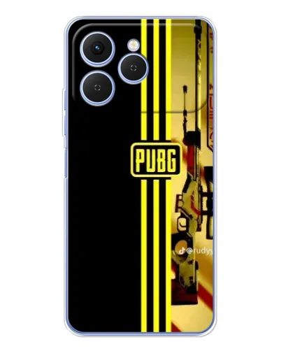 Чехол для TECNO Spark 40 с картинкой «PUBG — камуфляжный шлем» Чехол для TECNO Spark 40 с картинкой «PUBG — камуфляжный шлем»