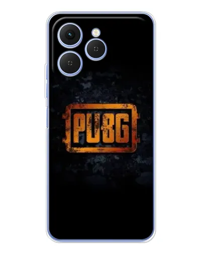 Чехол для TECNO Spark 40 с картинкой «PUBG — золотой логотип» Чехол для TECNO Spark 40 с картинкой «PUBG — золотой логотип»