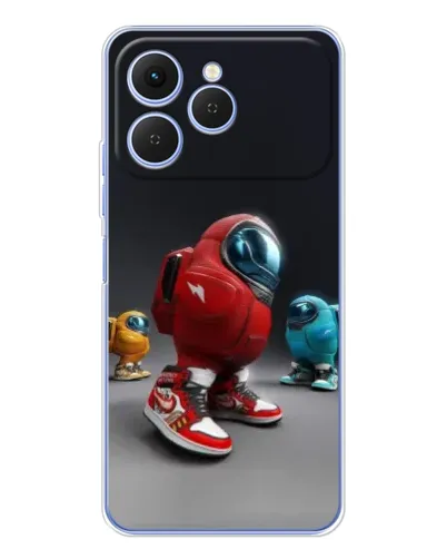 Чехол для TECNO Spark 40 с картинкой «Among Us — 3D стиль» Чехол для TECNO Spark 40 с картинкой «Among Us — 3D стиль»