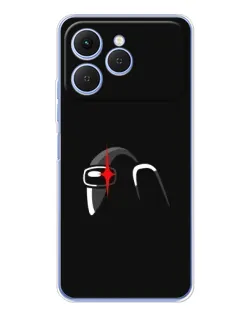 Чехол для TECNO Spark 40 с картинкой «Among Us шлем»