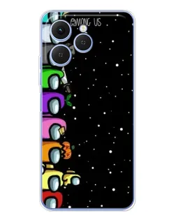 Чехол для TECNO Spark 40 с картинкой «Команда Among Us»
