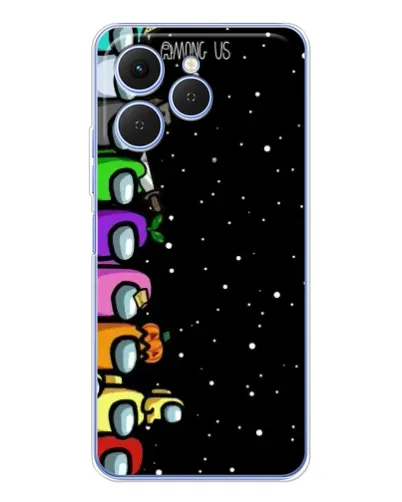 Чехол для TECNO Spark 40 с картинкой «Команда Among Us» Чехол для TECNO Spark 40 с картинкой «Команда Among Us»