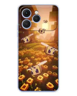 Чехол для TECNO Spark 40 с картинкой «Поле подсолнухов»