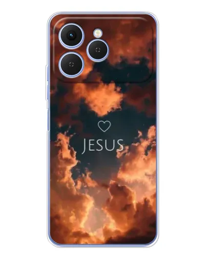 Чехол для TECNO Spark 40 с картинкой «Сияние Имени Jesus» Чехол для TECNO Spark 40 с картинкой «Сияние Имени Jesus»