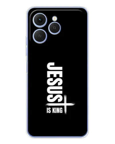 Чехол для TECNO Spark 40 с картинкой «Вертикаль веры Jesus» Чехол для TECNO Spark 40 с картинкой «Вертикаль веры Jesus»
