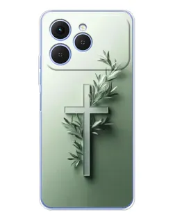 Чохол для TECNO Spark 40 з картинкою «Оливкова гілка»