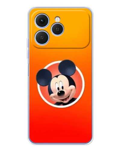 Чехол для TECNO Spark 40 с картинкой «Mickey в круге»