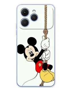 Чехол для TECNO Spark 40 с картинкой «Mickey на канате» Чехол для TECNO Spark 40 с картинкой «Mickey на канате»