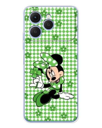 Чехол для TECNO Spark 40 с картинкой «Mickey в клетку»
