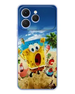 Чехол для TECNO Spark 40 с картинкой «Развлечения на пляже»