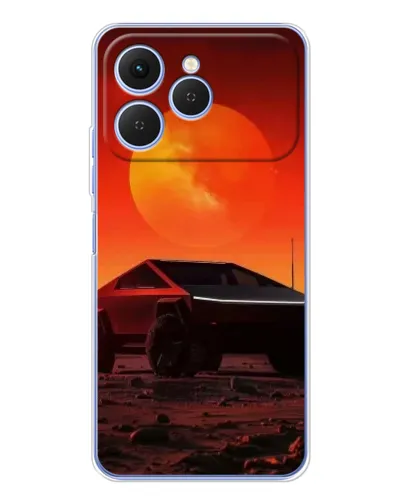 Чехол для TECNO Spark 40 с картинкой «Cybertruck на Марсе» Чехол для TECNO Spark 40 с картинкой «Cybertruck на Марсе»