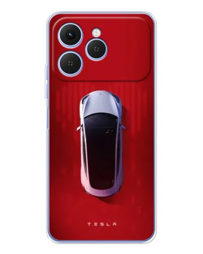 Чехол для TECNO Spark 40 с картинкой «Tesla Top View» Чехол для TECNO Spark 40 с картинкой «Tesla Top View»