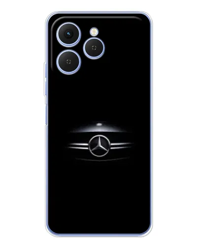 Чехол для TECNO Spark 40 с картинкой «Mercedes — абстрактные линии»