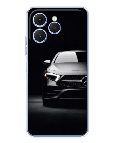 Чехол для TECNO Spark 40 с картинкой «Свет фар Mercedes»