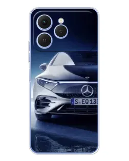 Чехол для TECNO Spark 40 с картинкой «Mercedes EQ — будущее»