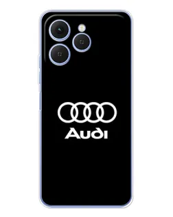 Чехол для TECNO Spark 40 с картинкой «Классическое лого Audi»