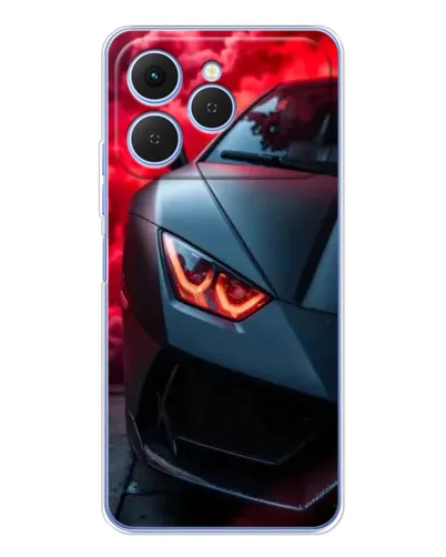 Чехол для TECNO Spark 40 с картинкой «Lamborghini красное сияние» Чехол для TECNO Spark 40 с картинкой «Lamborghini красное сияние»
