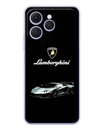 Чехол для TECNO Spark 40 с картинкой «Логотип Lamborghini классика» Чехол для TECNO Spark 40 с картинкой «Логотип Lamborghini классика»