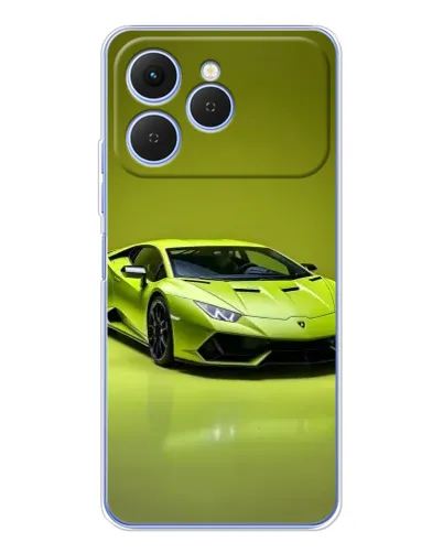 Чехол для TECNO Spark 40 с картинкой «Салатовый Lamborghini Huracan» Чехол для TECNO Spark 40 с картинкой «Салатовый Lamborghini Huracan»